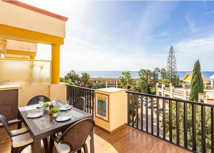 아파트 Oleholidays 741 Romana Playa Vistas Al Mar 마르베야